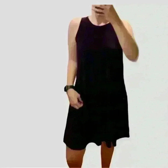 Anne Klein Sleeveless A Line Dress in Stretch Fabric Size 10 Plum NWOT - Picture 1 of 4
